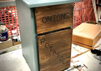 Onions and potatoes box