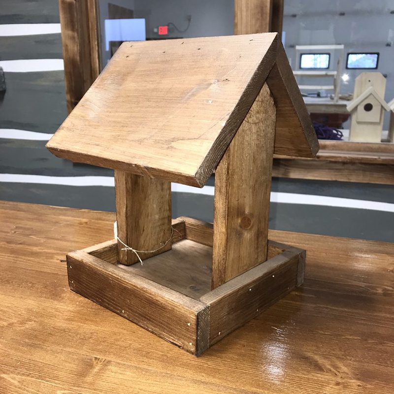 Small Platform Bird Feeder