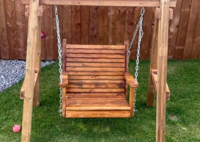 Wooden swing